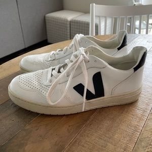 Veja V-10 Leather Sneakers
